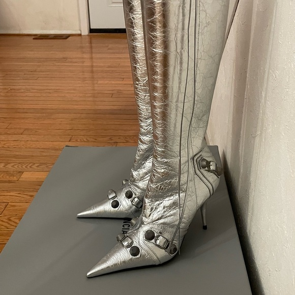 Balenciaga
Women's Cagole High Heel Boots 8.5 - Picture 8 of 12